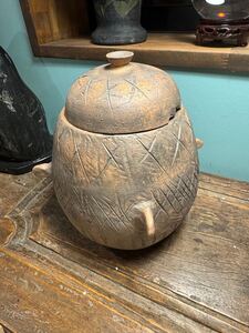 発掘品時代物陶器　茶碗釜貴重品　古美術商入手品