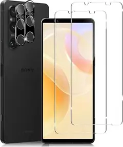 【4枚セット】Xperia 1 V 用強化 ガラスフィルム 硬度9H キズ防止