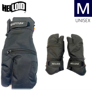 ◎24-25 HELLOID TRIGGER GLOVE カラー:BLACK Mサイズ ヘルロイド スキー スノーボード