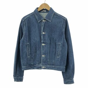 【美品】 AURALEE / オーラリー | Selvedge Light Denim Blouson / デニム ブルゾン ジャケット | 1 | LIGHT INDIGO | レディース