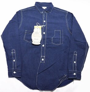 Freewheelers (フリーホイーラーズ) CONDUCTOR SHIRT / コンダクターシャツ #2123012 未使用品 ポルカドットウォバッシュ size 16