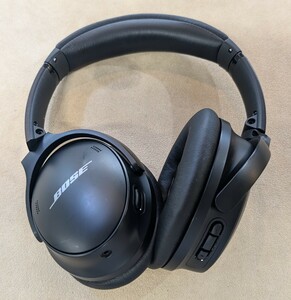 P送料無料Bose QuietComfort45動作品ヘッドフォン格安ブラック売切りノイズキャンセリング対応Bluetoothかんたんな清掃済ボーズQC45