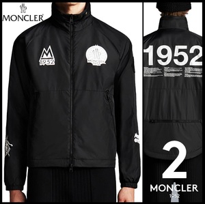 新品17.6万【MONCLER GENIUS モンクレール ジーニアス 2 1952】21-22AW/ビックロゴ/高密度ナイロンスマートダウンジャケットOCTIS/0/XS相当