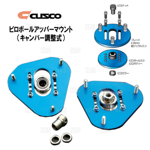 CUSCO クスコ ピロボールアッパーマウント (調整式/フロント） MAX （マックス） L950S 2001/11～2005/12 (766-410-A