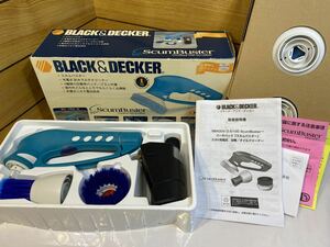 BLACK & DECKER. ブラックアンドデッカー Z-S100 3.6V充電式 浴槽　タイルクリーナー　美品ブラシ　説明書付き