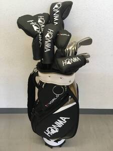 【美品】HONMA ホンマ　本間ゴルフ ツアーワールド ZEROゼロ 13本フルセット SR ヘッドカバー付き　説明文必読