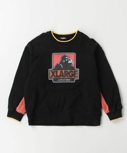 「XLARGE」 「KIDS」スウェットカットソー 120 ブラック キッズ