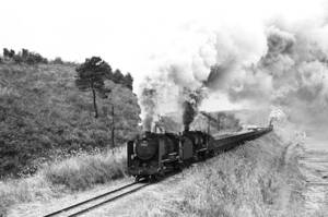 飾って楽しむ鉄道写真（去りゆく蒸気機関車：田川線 ） NO.63440035「69614」