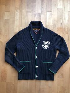 TOMMY HILFIGER トミーヒルフィガー コットンカーディガン サイズXL 三角タグ プレッピー ヴィンテージ