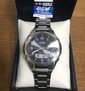 【カシオ】 CASIO WAVECEPTOR アナデジコンビモデル WVA-M640D-2A2JF 腕時計 新品 世界6局電波対応ソーラー 未使用品 メンズ