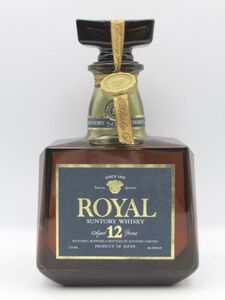 ●千葉県限定発送 未開栓 SUNTORY サントリー ROYAL ローヤル プレミアム 12年 ウイスキー ブルーラベル 720ml 43％ 古酒 酒●