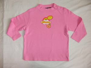 ★ellesse エレッセ★　130cm位　ピンク色　長袖Ｔシャツ