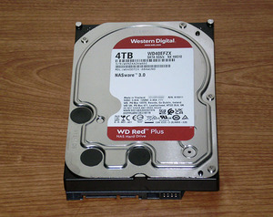 ★ 4TB ★ Western Digital Red Plus【 WD40EFZX 】 新同品 2023年製★E19