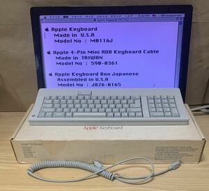 Apple Keyboard M0116J 元箱付　動作確認品