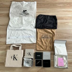 ブランド 空箱 袋 まとめ売り ブランド空箱 BOX 保存箱 保存袋 巾着 リボン 中古品 DIOR CHANEL C&K GUCCI 他