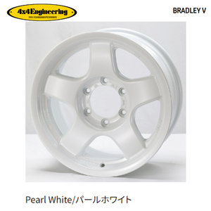 送料無料 フォーバイフォー エンジニアリング BRADLEY Ｖ (PWH) 8.5J-18 +30 6H-139.7 (18インチ) 6H139.7 8.5J+30【1本単品 新品】