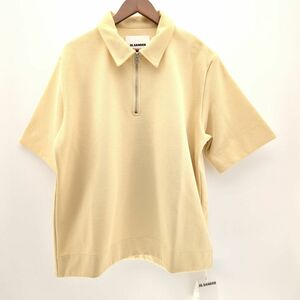 JIL SANDER J22DR0003 SHORT SLEEVED SHIRT 半袖ジップシャツ イエロー SIZE 48 メンズ ジルサンダー ◆3109/宮竹店