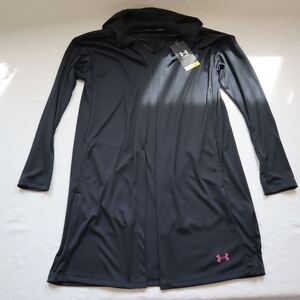 アンダーアーマー UNDER ARMOUR レディース スウェット パーカー UA Tech Long Hoodie 1366866 （ブラック）レディースMD(M)