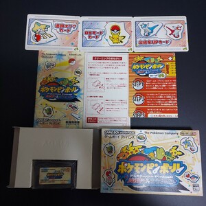 ☆GBA ゲームボーイアドバンス ポケットモンスター ポケモンピンボール ルビー＆サファイア☆起動確認済み☆