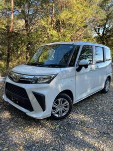 トヨタ　ルーミーX　年式：令和5年3月　走行距離：7,200km 車検：2年間付き　保証書：あり　バックカメラ　ETC 禁煙車