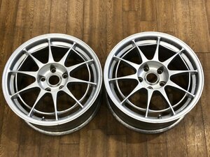 希少!! ENKEI Racing エンケイ レーシング NT03 【17インチ 8.0J PCD114.3 5穴 +35】 2本セット 軽量 ホイール