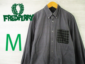 FREDPERRY●フレッドペリー＜コーデュロイ 長袖シャツ＞BTS着用ブランド●M773m