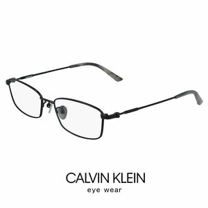 新品 メンズ カルバンクライン メガネ ck19142a-001 calvin klein 眼鏡 ck19142a スクエア 型 めがね チタン アジアンフィット 黒ぶち