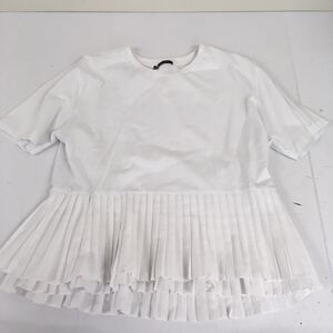 送料無料★ZARA ザラ★半袖Tシャツ　トップス★Mサイズ★ホワイト　白#60926sad