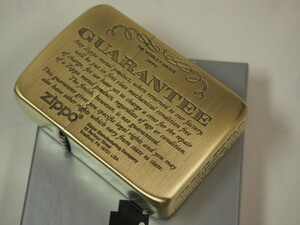 Zippo 1941　ギャランティー（guarantee エッチング）Brass 真鍮ブラス 41GRT-BS新品