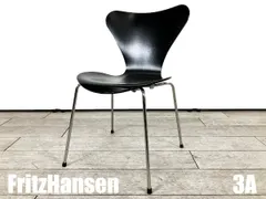 3A）Fritz Hansen/フリッツハンセン■セブンチェア■ラッカーブラック■北欧■ヤコブセン