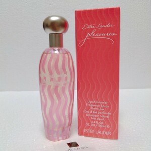 エスティローダー　プレジャーズ　リクイド　サマー　オーデコロン　100ml アルコールフリー　Estee Lauder pleasures 　Summer 送料無料