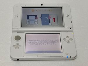 [1円〜]NINTENDO ニンテンドー 3DS LL ホワイト　SPR-001 動作品