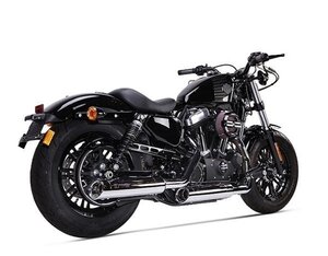 【送料800円】IRONHEAD HARLEY-DAVIDSON TOURING ROAD KING(ツーリング ロードキング)17 HC2-1C 2本出 スリップオン マフラー