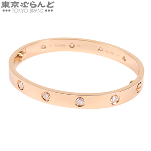 101716768 カルティエ CARTIER LOVE ラブブレスレット 10ダイヤモンド B6070317 ピンクゴールド K18PG ラブブレス バングル 16 仕上済