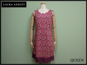 LAURA ASHLEY london ワンピース・2△ローラアシュレイ ロンドン/総柄/24*4*2-4