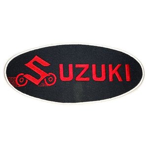 スズキ 大型 ビンテージ パッチ SUZUKI Large Vintage Patch 旧車 国産車 日本車 国産旧車 ワッペン Japanese Motorcycle