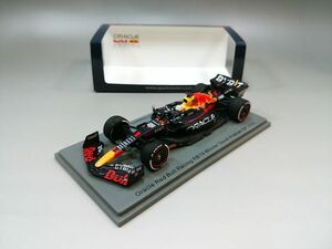 スパークモデル 1/43 オラクル レッドブル レーシング RB18 サウジアラビアGP 2022 ウイナー M.フェルスタッペン ピットボード付　S8524