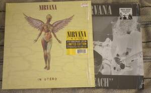 Nirvana レコード　2タイトル　in utero bleach ニルヴァーナ