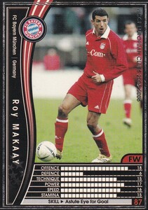 PANINI WCCF EUROPEAN CLUBS 2005-2006 Bayern Munchen バイエルンミュンヘン　ロイ　マカーイ　パニーニフットボールリーグ　142/336