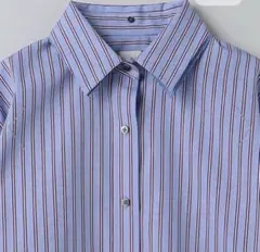 ＜6(ROKU)＞C STRIPE SHIRT コットン ストライプ シャツ