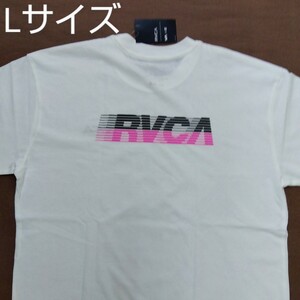 [新品] RVCA ルーカ Tシャツ オーバーサイズ ビッグシルエット バックプリント ロゴ刺繍 男女兼用 ウィメンズモデル Lサイズ