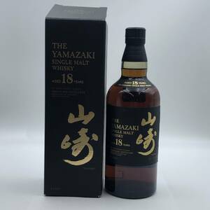 ☆SUNTORY サントリー 山崎 18年 シングルモルト 旧ボトル ウイスキー 700ml 43% 箱付 未開栓 !