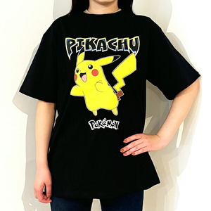 ポケットモンスター ピカチュウ ブラック Tシャツ 3Lサイズ アパレル ポケモン