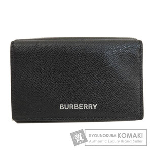 BURBERRY バーバリー ロゴ 二つ折り財布（小銭入れあり） レザー レディース 中古