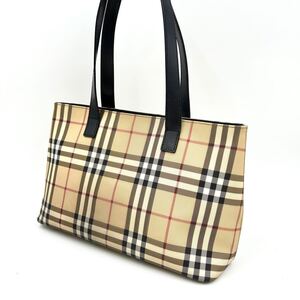 ◆ バーバリー トートバッグ T-03-2 BURBERRY LONDON ノバチェック ◆　【B9452】