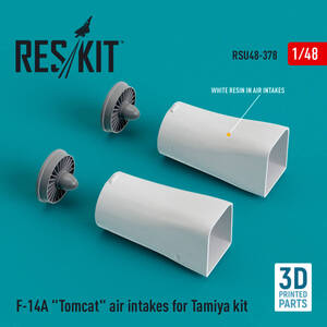 ◆◇RESKIT【RSU48-0378】1/48 F-14Aトムキャット エアインテーク(タミヤ用)◇◆