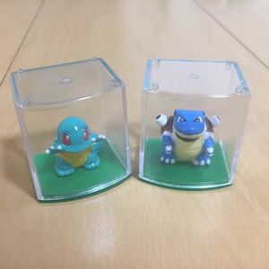 ケース入りコレクション ゼニガメ カメックス 中古品 ポケモン フィギュア ポケットモンスター