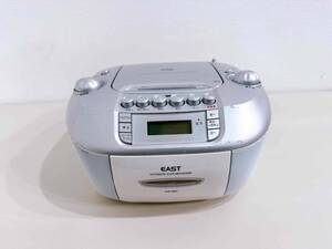 (K0002) EAST CD-50 AM/FMステレオCDラジカセ 2019年製 CD ラジオカセット 通電確認済み 中古品