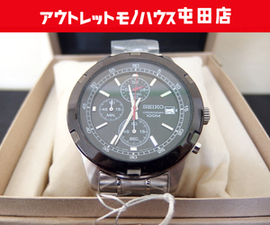 未使用 SEIKO/セイコー クロノグラフ 4T57-00B0 アナログ クォーツ メンズ 電池切れ品 腕時計 札幌市 北区