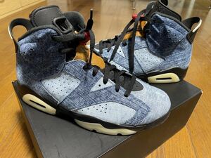 AIR JORDAN 6 ウォッシュドデニム 27.5cm エアジョーダン6